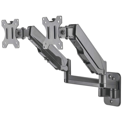 Universal Gas Spring Dual Monitor Wall Mount Image 4