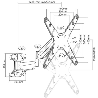 Universal Gas Spring TV Mount Image 5