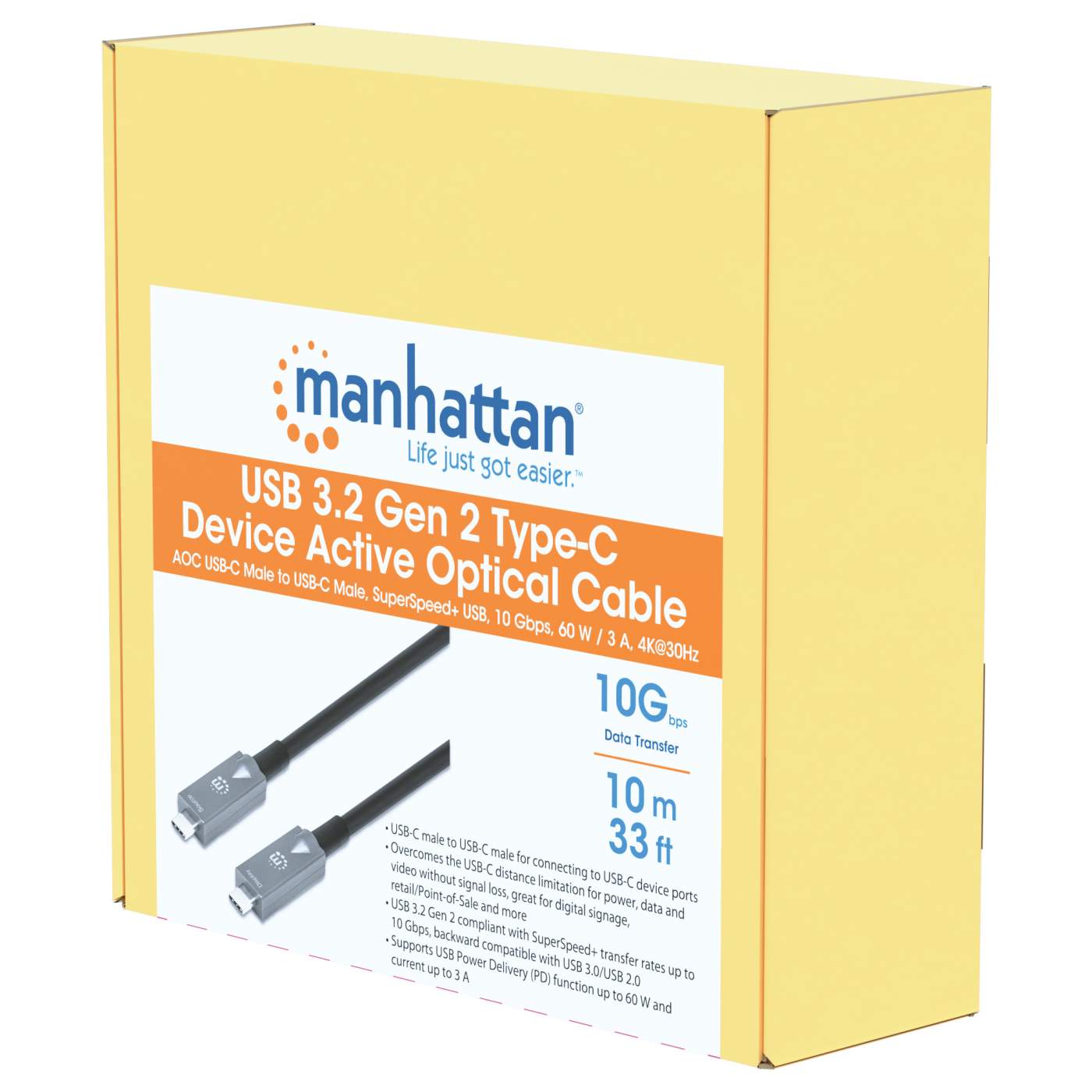 USB 3.2 Gen 2 Type-C Active Optical Cable Packaging Image 2