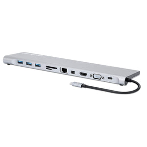USB-C PD 11-in-1 Triple-Monitor Docking Station with MST Image 1