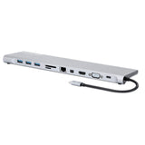 USB-C PD 11-in-1 Triple-Monitor Docking Station with MST Image 1