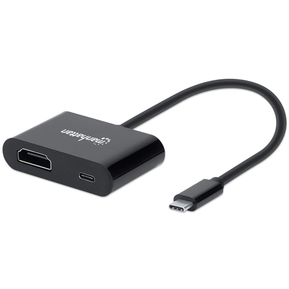 USB-C to HDMI Converter with Power Delivery Port Image 1