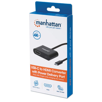 USB-C to HDMI Converter with Power Delivery Port Packaging Image 2