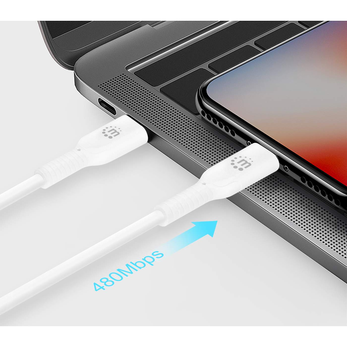 Cable iPhone iPad Carga Rápida Usb-c A Lightning 29w 1.8 Mt - SATECHI ACC  COMPUTACION - Megatone