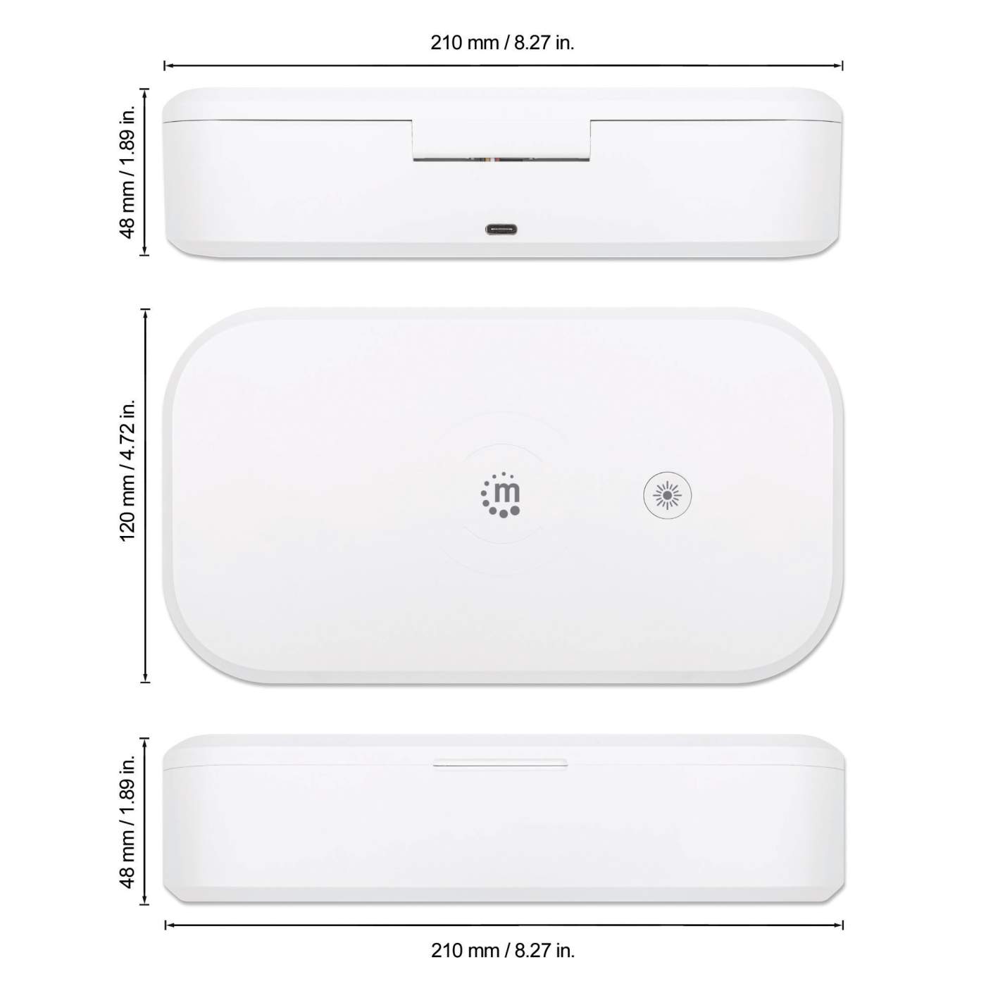 Wireless Charger with Phone Storage Box Image 13