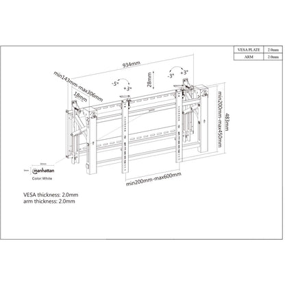 Video-Wall Premium TV Mount Image 10