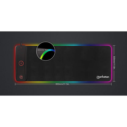 XXL RGB LED Gaming Mousepad with Wireless Charger - 10 W Image 7