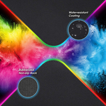 XXL RGB LED Gaming Mousepad with Wireless Charger - 10 W Image 10